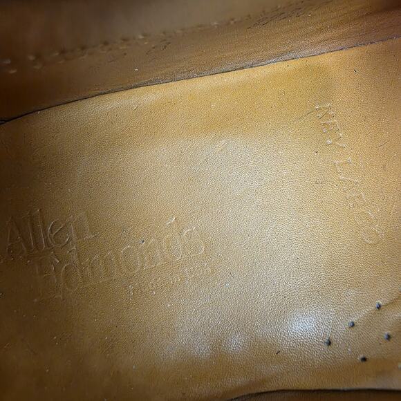 Allen Edmonds Key Largo Boat Shoes Mens Size 12 B Brown Leather Vibram Soles - Picture 7 of 10